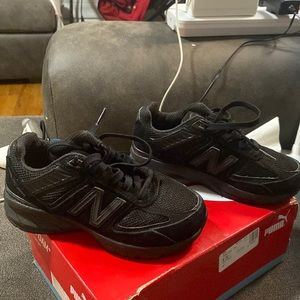 Kids new balance sneakers, gentle worn .